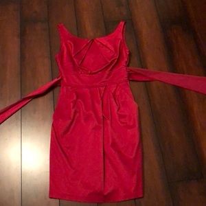 Satin cocktail dress